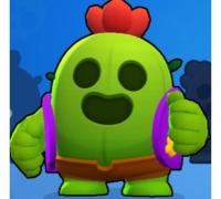 Spike Brawl Stars colored for MMU3 by Mig, Download free STL model