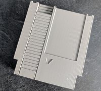 STL file NES Cartridge - SD and MicroSD card storage・3D printing