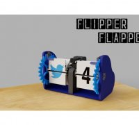 Free 3D file Flip Clock Modular Enclosure 🕰️・3D printer model