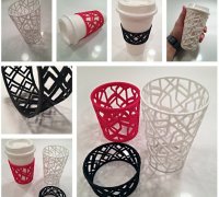 3D Printed custom Starbucks Twisted Cup Holder 16oz from $5.00