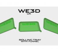 STL file Medi Hemp Rolling Tray 📱・3D print design to download・Cults