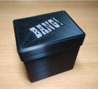 Fichier STL Jeu de société Bang, boîte de jeu BANG, emballage