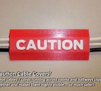TV Cable Cover by itsme, Download free STL model