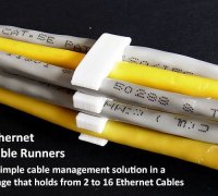 network cable organizer 3D Models to Print - yeggi