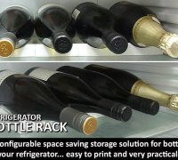 3D file Blender Bottle Storage System 🍾・3D printing template to  download・Cults
