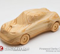 Free 3D file Pinewood Derby Car Stand・3D printable design to download・Cults