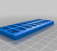 3D Printed Personalized Ice Cube Tray by joeybonez