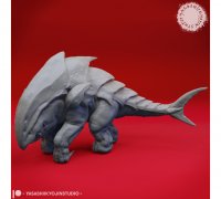 Bullet Borrower Bulette primed 3D Printed Miniature Model for Roleplaying Games