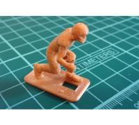 11 Electric football 3D resin printed custom figures-3-4 base defense1