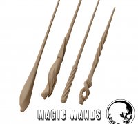 STL file Ravenclaw Wand Wand 🐉・3D printer model to download・Cults