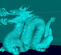 E177 - Legendary dragon design, The Elder Black Dragon, STL 3D model d –  World of STL