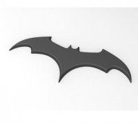 3D Emblem Batman Kunststoff Mit Schaumstoff-Kleberückseite Badge