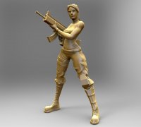 STL file Archetype Fortnite Skin T-Pose RIGGING low-poly 3D print model  🎮・Model to download and 3D print・Cults