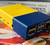 Raspberry Pi 4 SSD/HDD case by ThatGuy, Download free STL model
