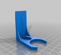 3D Printable Nalgene 1L bottle clip attachment point by Brent Ed