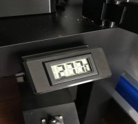 Mini LCD Digital Thermometer Hygrometer Stand Holder by fixfell7, Download  free STL model