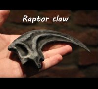 raptor claw 3D Models to Print - yeggi