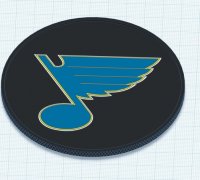 Free 3D file St. Louis Blues Logo 🏒・3D printing model to download・Cults