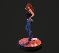 3D Printing File Mary Jane and Gwen Stacy Stl File for 3D Printer 3D Model STL File MArvel STL