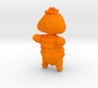 Cookie Monster bag clip by Alberto, Download free STL model