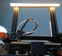 3D Printable Support for Ikea LED strip for CR-10 / Ender 3 by Boero
