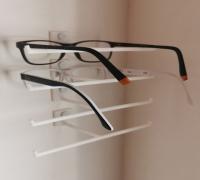 Free OBJ file Glasses wall shelf 👓・3D printer design to download
