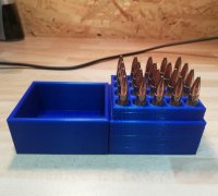 3D file AMMO BOX 223 REM AMMUNITION STORAGE 223rem CRATE ORGANIZER 📦・3D  printable design to download・Cults