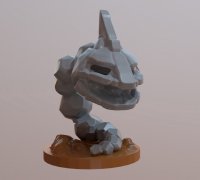 Onix - Flexi Articulated Pokemon with moving jaw 3D model 3D