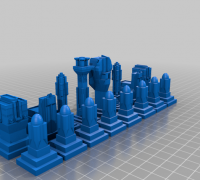 Jogo de xadrez e tabuleiro de xadrez Modelo 3D $5 - .max .3ds .fbx