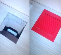 Archivo STL gratuito rejilla de ventilación redonda 🛁・Objeto para  descargar e imprimir en 3D・Cults