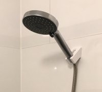 STL file Shower Head Holder 🚿・Model to download and 3D print・Cults