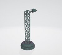 Happy girl spinning around a lamppost 3D Print Model