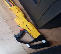 Worker 3D Printing LongShot Stock Pad for Nerf Blaster 