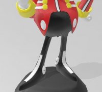 Jazwares 4” Inch Dr. Eggman Action Figure + 3D Printed Neo Metal