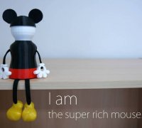 STL file Mickey Mouse Head Coin Bank・3D print design to download・Cults