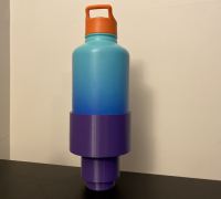 64oz Hydroflask Handle and Rings by DJMac, Download free STL model
