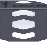 registered nurse badge 3D Models to Print - yeggi
