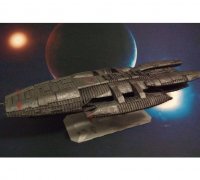 Battlestar Galactica TOS Original Ship Model Kit BSG Prop Replica Miniature 3d 