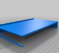 Plexiglass plate support ~ Support pour plaque plexiglass by nhuhoai, Download free STL model