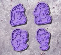 STL file Disney Princess Sleeping Beauty Wall Art Princess Aurora・3D print  design to download・Cults