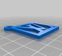 STL file Keychain Louis Vuitton・Design to download and 3D print