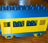 LEGO Duplo compatible spiral elevation train track