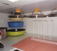 Tupperware Lid Holders (Kitchen Organiser) by HaughtyGrayAlien, Download  free STL model