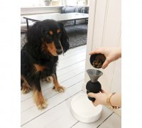 Free STL file Dog Food Measuring Cup (3/4 cup) 🐕・3D printer design to  download・Cults