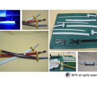 3D file Enma, Zoro's and Oden's Sword from One Piece 🗡️・3D printer model  to download・Cults