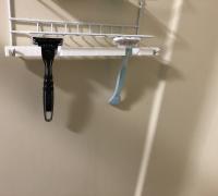 Bathroom/shower shelves - command strip mounted - 3D model by Zs
