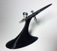 Free STL file Badger Airbrush quick connect stand 🦡・Template to download  and 3D print・Cults