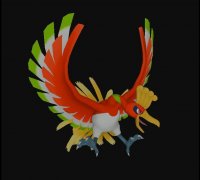 Pixelmon] Ho-oh [Texturing] - 3D model by yummymuffinzz