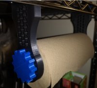 Quick-Swap Paper Towel Holder (wall mounted) by bene, Download free STL  model