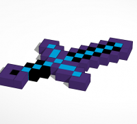 Archivo STL gratis pico es una espada Minecraft 👾・Diseño de impresión 3D  para descargar・Cults